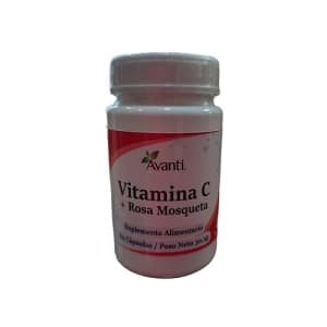 Vitamina C + Rosa Mosqueta 60 capsulas Avanti Vence 26-02-26